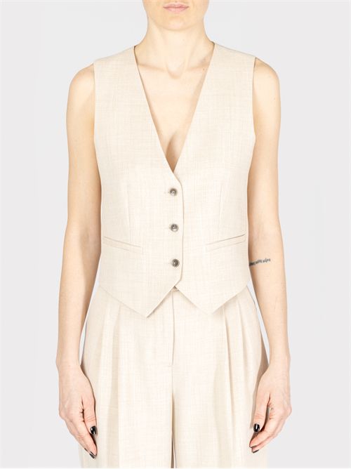 Tailored vest in fresh melange SEVENTY | GT0118540252014