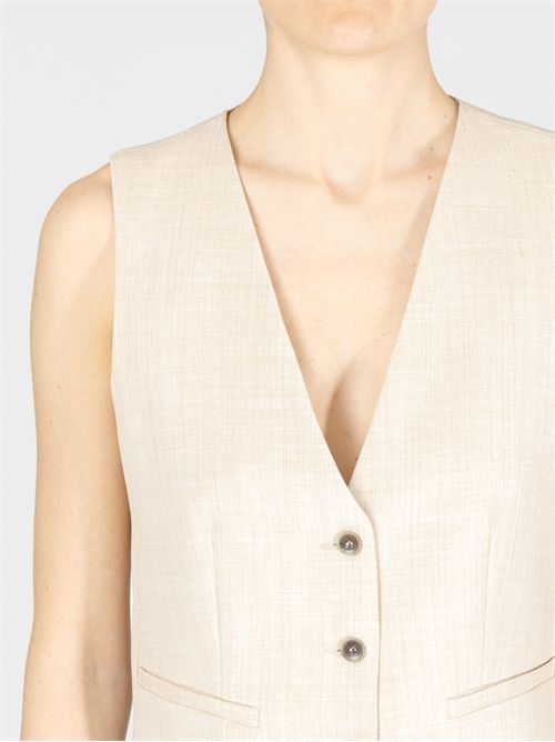 Tailored vest in fresh melange SEVENTY | GT0118540252014