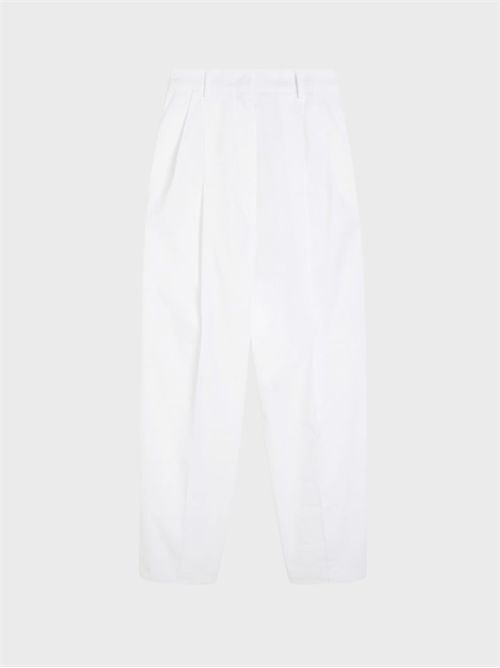 Pant in washed cotton fabric with high waist SPORTMAX | 2512131142600001