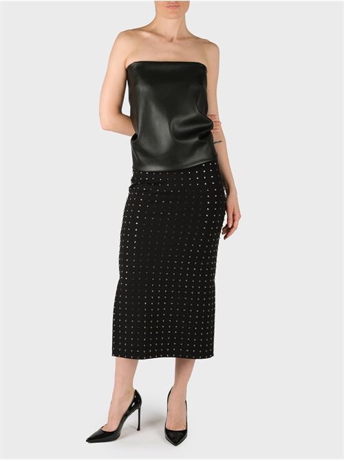 Strapless top in coated fabric SPORTMAX | 2512941041600003
