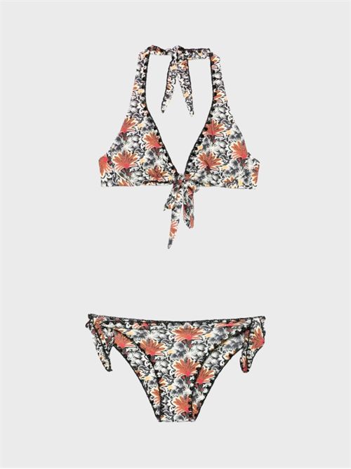 Tropical print microfiber bikini ANJUNA | C11011