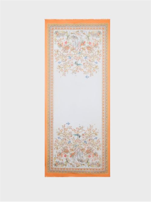 Flora & Fauna printed cotton and silk scarf ETRO | WATA0010AKE14X0804