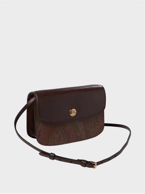 Small flap crossbody bag in Paisley jacquard canvas ETRO | WP1C0010AA014M0019