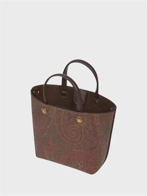Mini shopping bag in Paisley jacquard with removable strap ETRO | WP1D0043AA001M0019