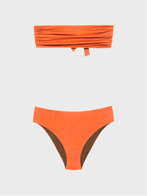 Bikini fascia reversibile bicolor con slip vita alta FISICO | CR10MBCS14MBF4635