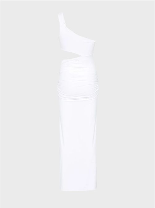 Abito lungo monospalla in microfibra con anello e cut-out FISICO | FV29M0F0001