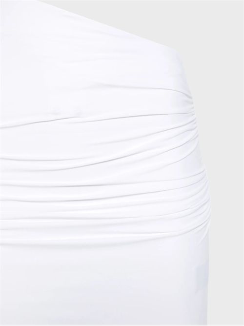 Abito lungo monospalla in microfibra con anello e cut-out FISICO | FV29M0F0001