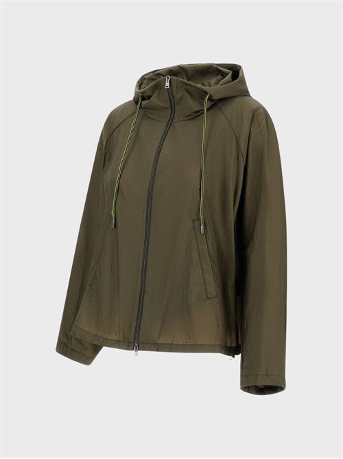 Relaxed jacket in technical fabric with metallic effect HERNO | GI000356D127017730
