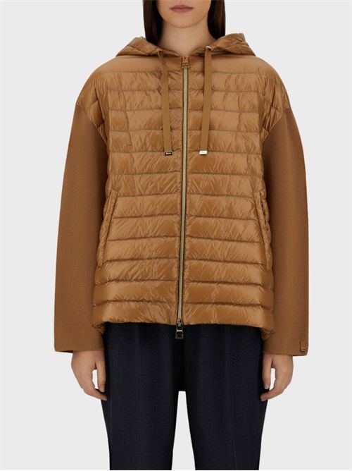 Cotton knit jacket with Ultralight Nylon front HERNO | MP000156D720982157