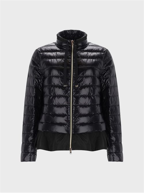 Lightweight quilted down jacket in nylon with taffeta hem HERNO | PI002189D12017Z9300