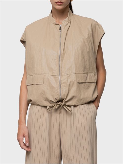 Eco-leather bomber gilet KAOS | SP5LE0071083