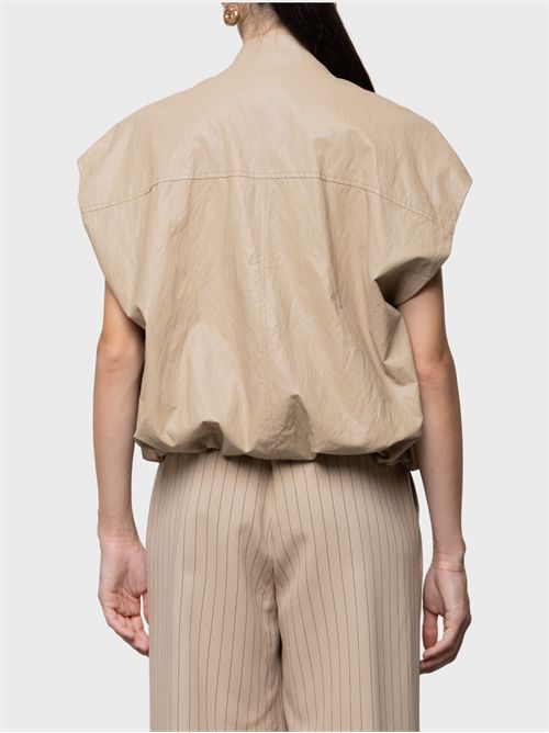 Eco-leather bomber gilet KAOS | SP5LE0071083