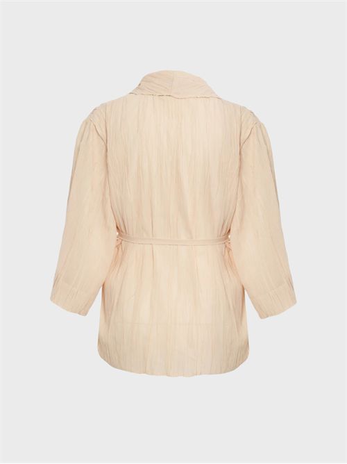 Pleated kimono jacket with tie waist and shawl collar KAOS | SP5PR0051021
