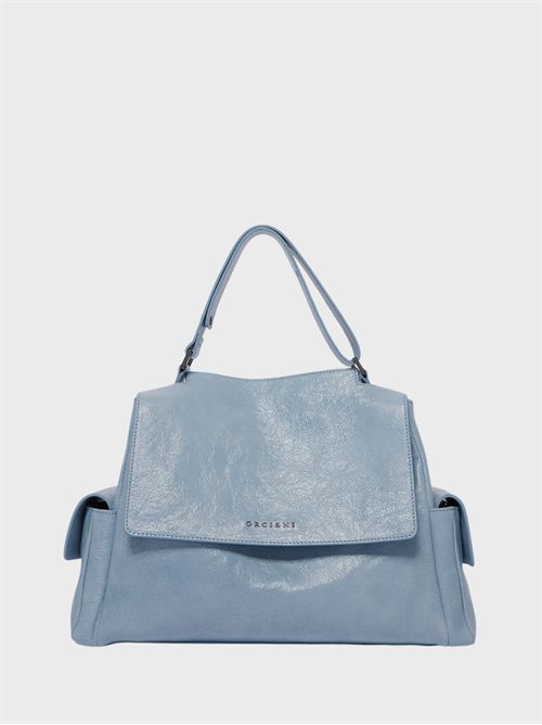 Borsa a spalla Sveva Stark Midi in pelle effetto stropicciato ORCIANI | BT2006STKCIE
