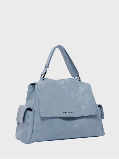 Borsa a spalla Sveva Stark Midi in pelle effetto stropicciato ORCIANI | BT2006STKCIE