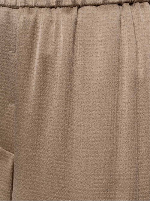 Palazzo trousers in hammered viscose satin PESERICO | A0405201943146