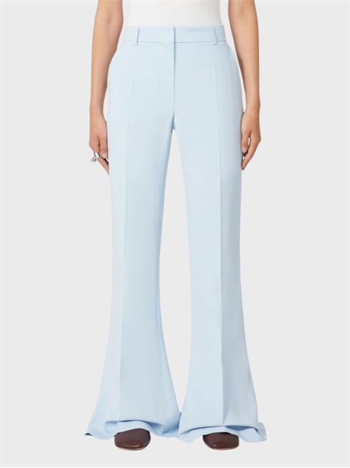 Flared viscose trousers with pressed crease SPORTMAX | 2612131092600002