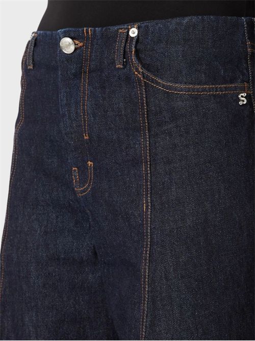 Jeans 5 tasche con linea bombata in denim SPORTMAX | 2612181035600001