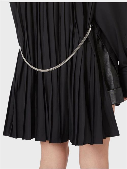 Oversized cotton-blend overshirt with pleated back and chain detail SPORTMAX | 2612191031600003