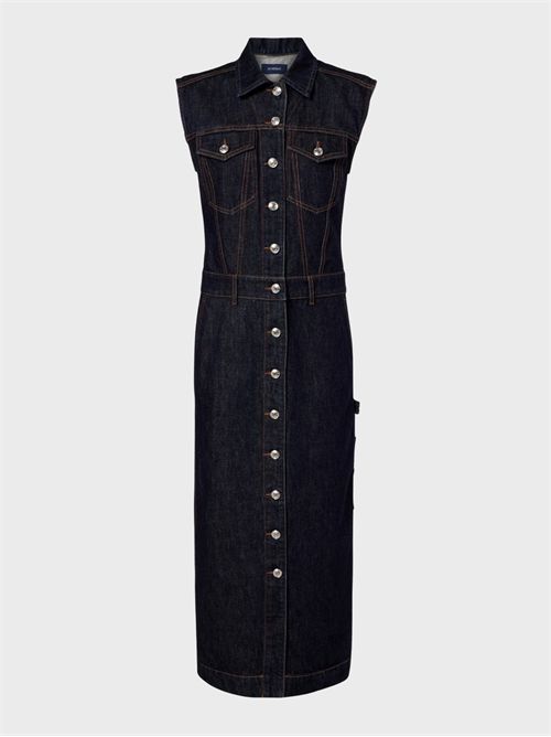 Abito midi in denim con bottoni frontali SPORTMAX | 2612221015600001
